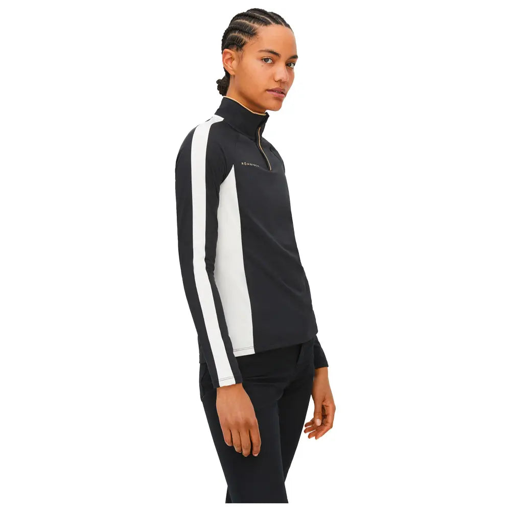 SKYLER HALF ZIP BLACK