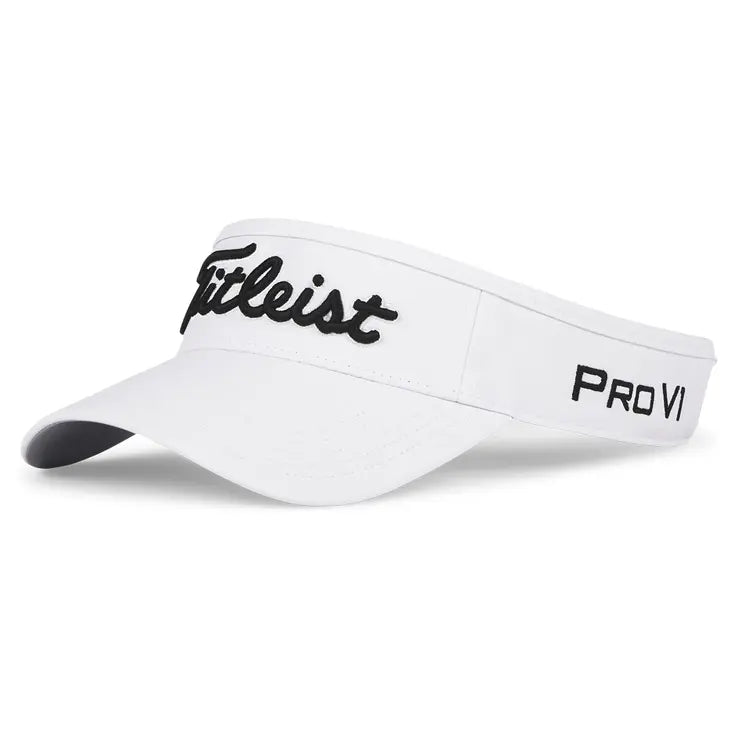 TOUR PERFORMANCE VISOR WHITE BLACK