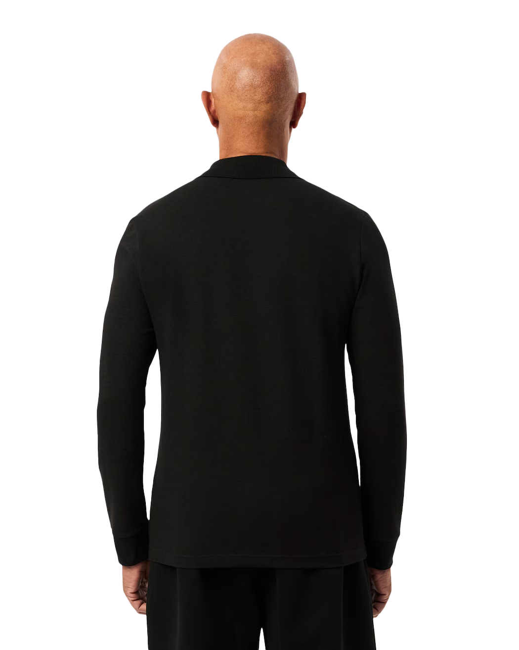 Polo regular fit manches longues en coton mélangé
