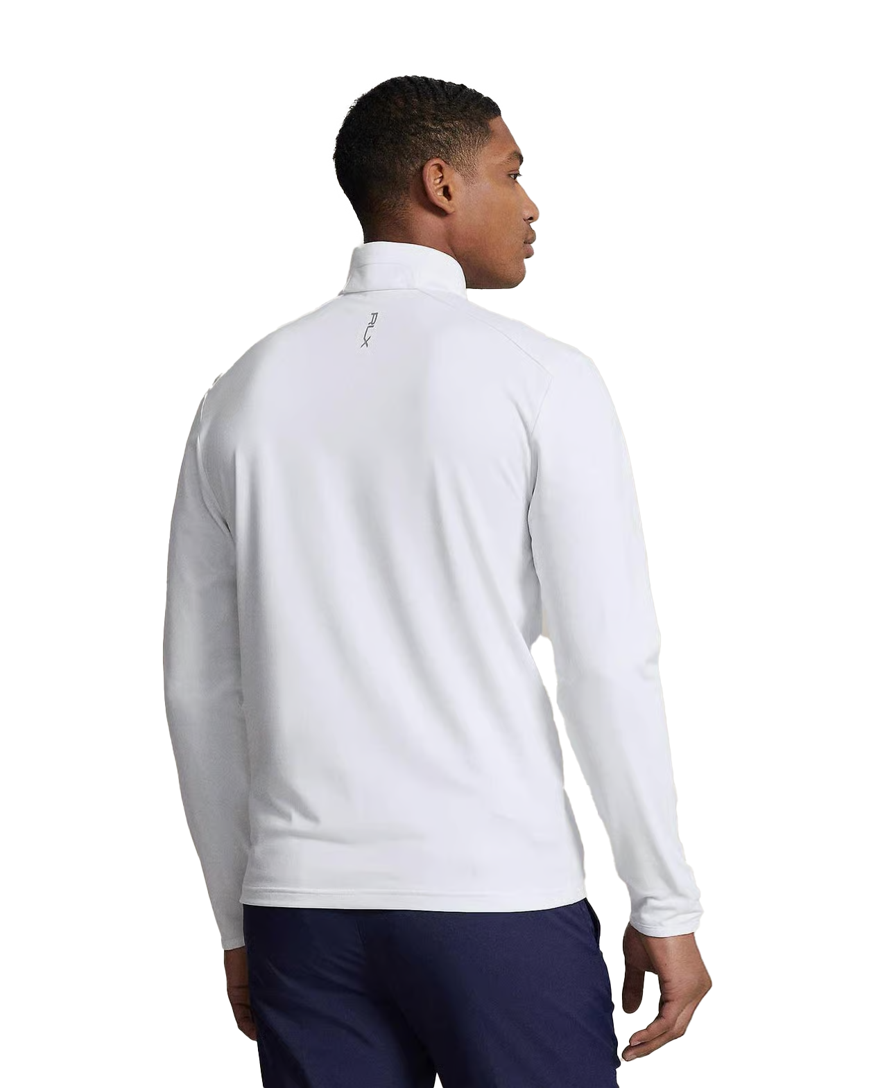 RLX Luxury Jersey Half Zip Ceramic Blanc