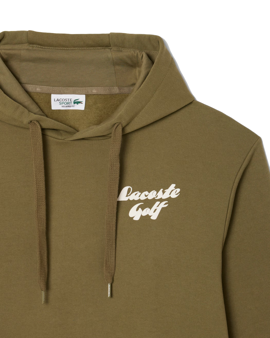 Sweatshirt à capuche Golf molleton imprimé Kaki