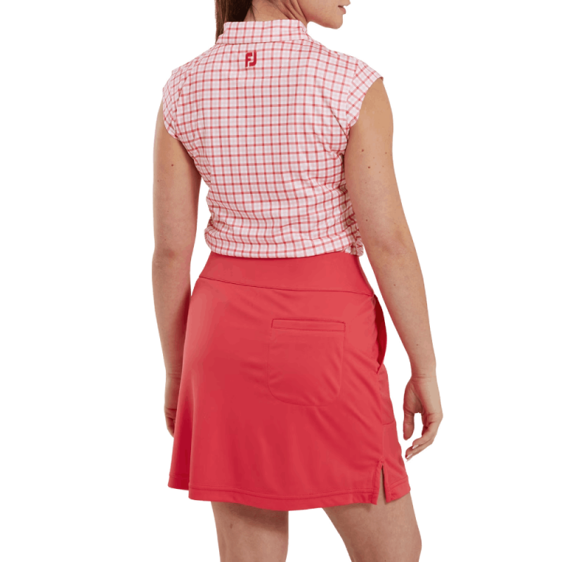 Skort Gingham Rouge