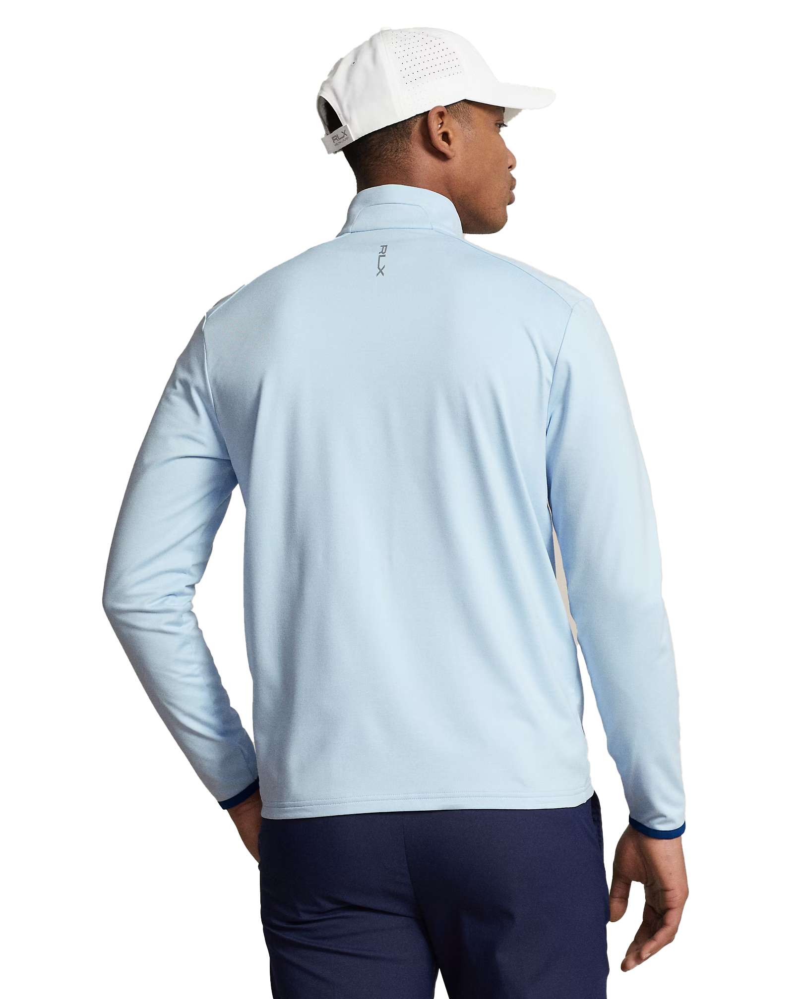 Luxury Jersey Half Zip Ceramic Bleu Ciel