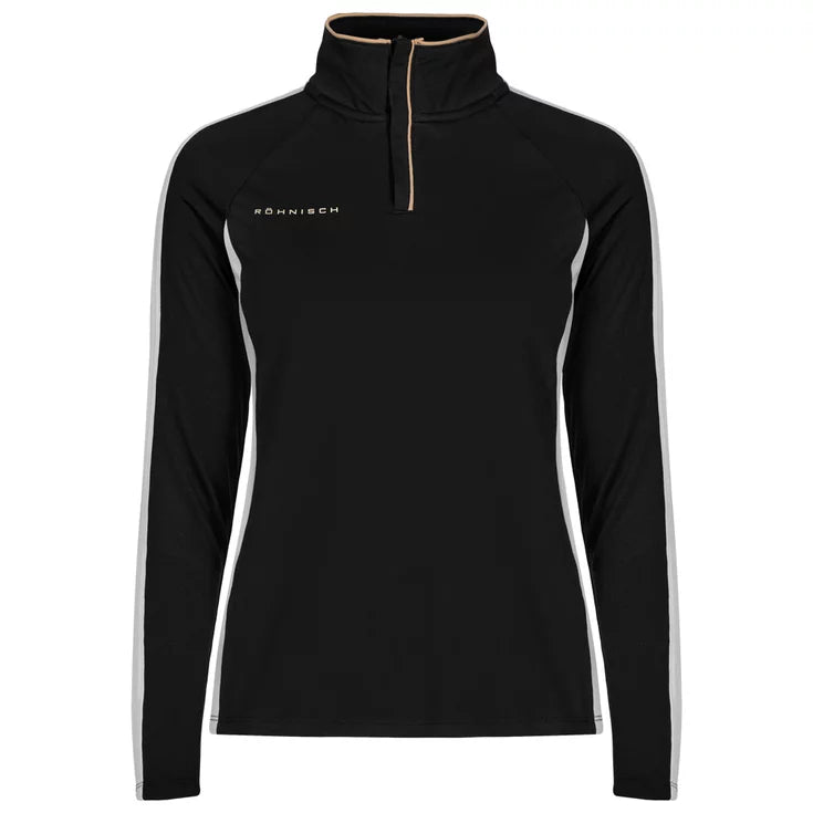 SKYLER HALF ZIP BLACK