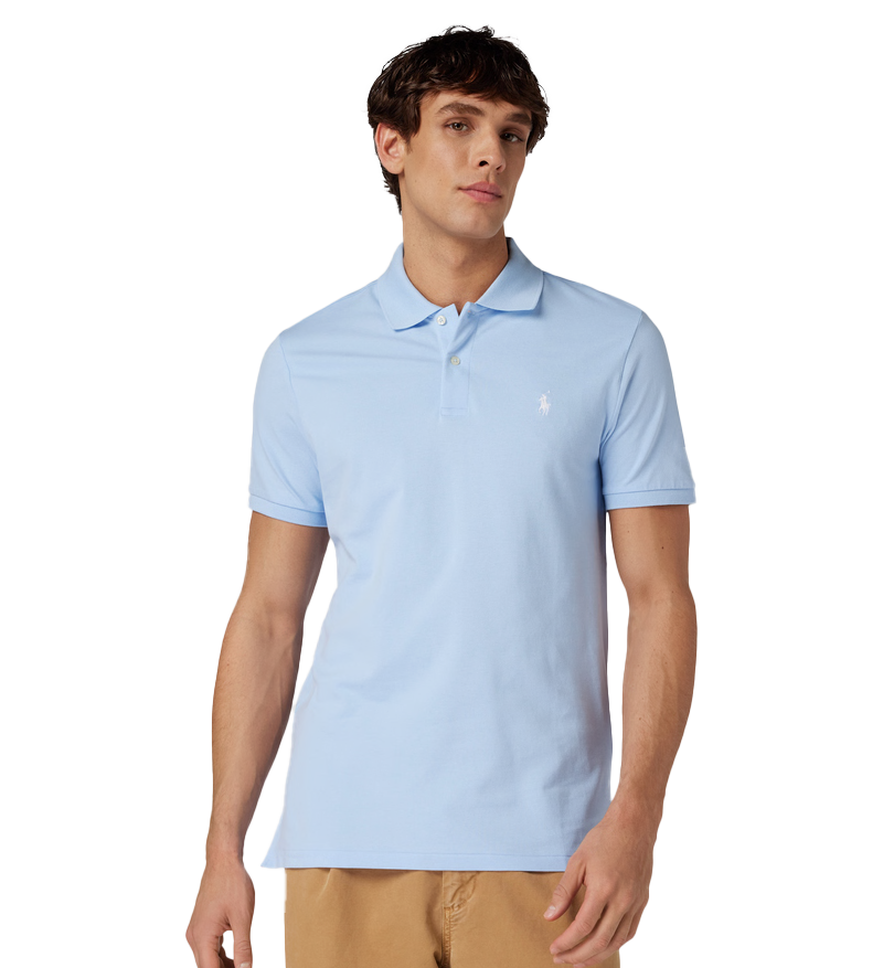 Polo Tailored Fit Performance Bleu ciel