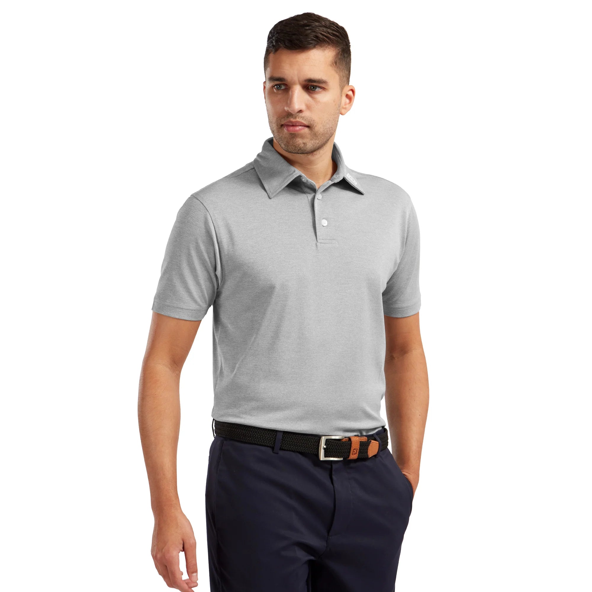 STRETCH PIQUE GREY
