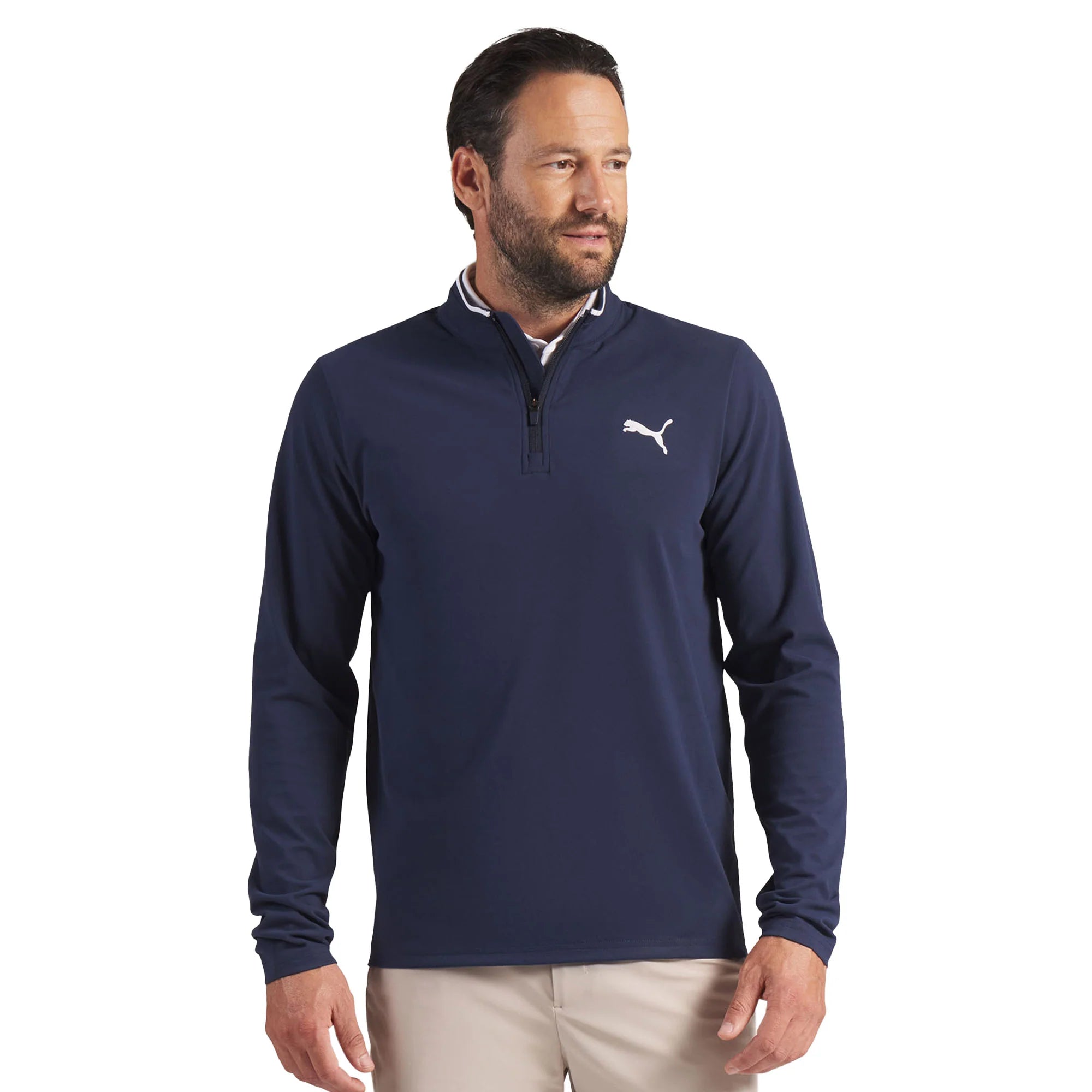 TECH ¼ ZIP NAVY