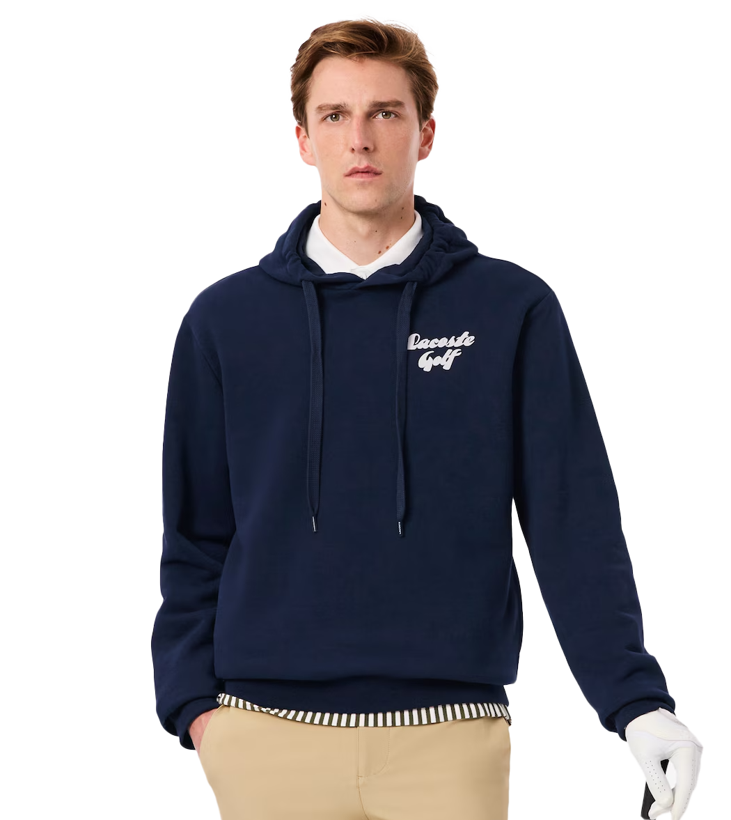 Sweatshirt à capuche Golf molleton imprimé Bleu Nuit