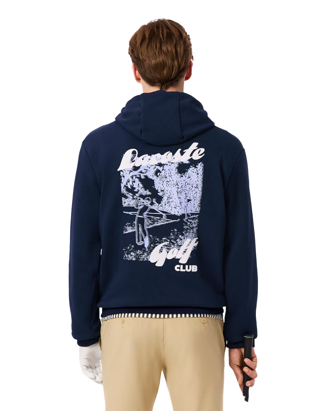 Sweatshirt à capuche Golf molleton imprimé Bleu Nuit