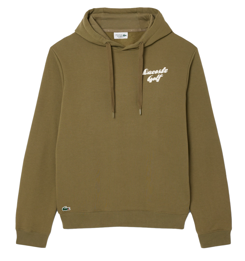Sweatshirt à capuche Golf molleton imprimé Kaki