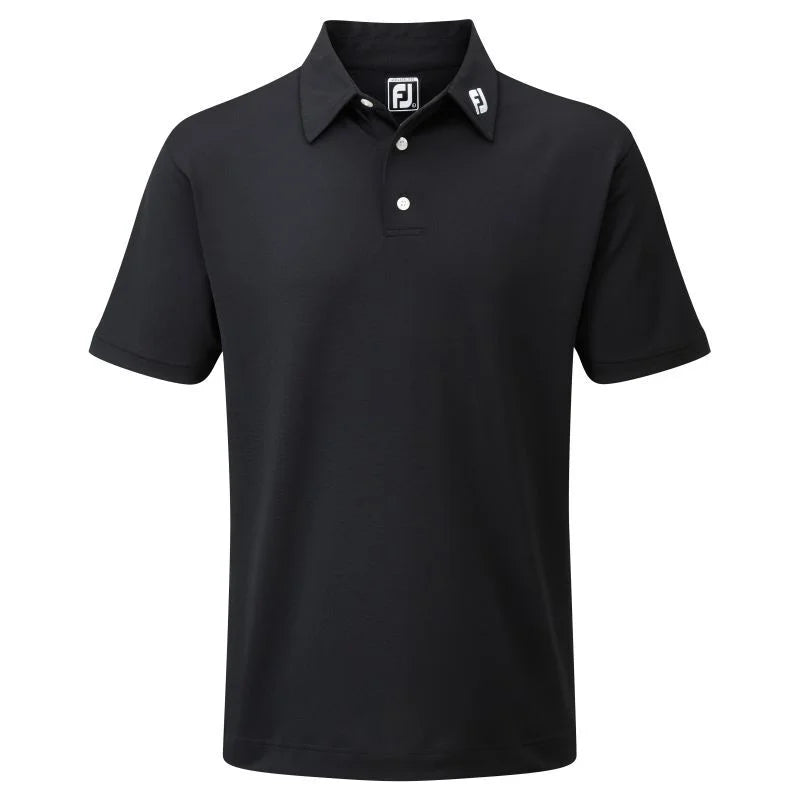 STRETCH PIQUE BLACK
