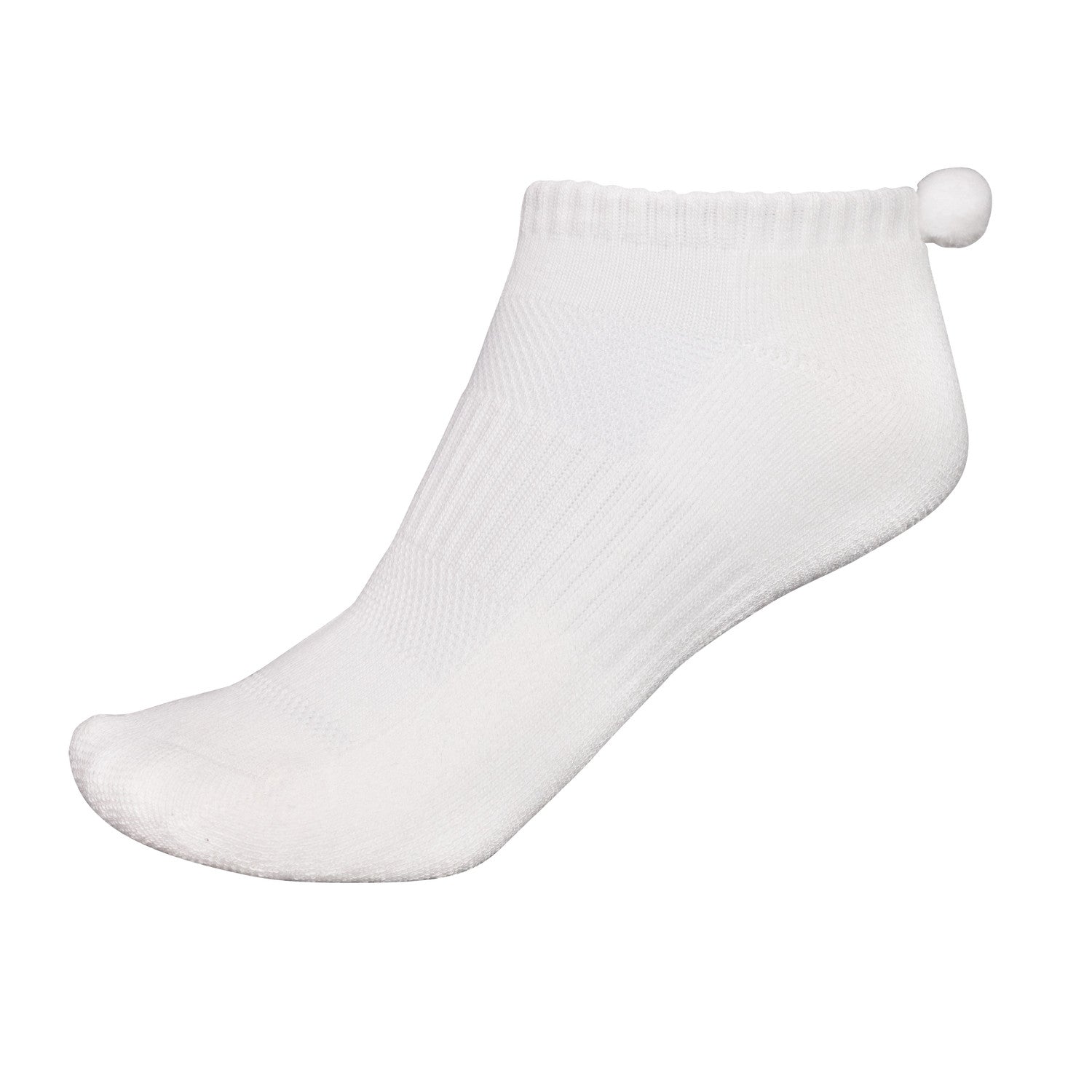 CHAUSSETTES POMPON FEMME WHITE