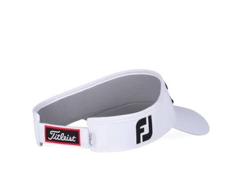 TOUR PERFORMANCE VISOR WHITE BLACK
