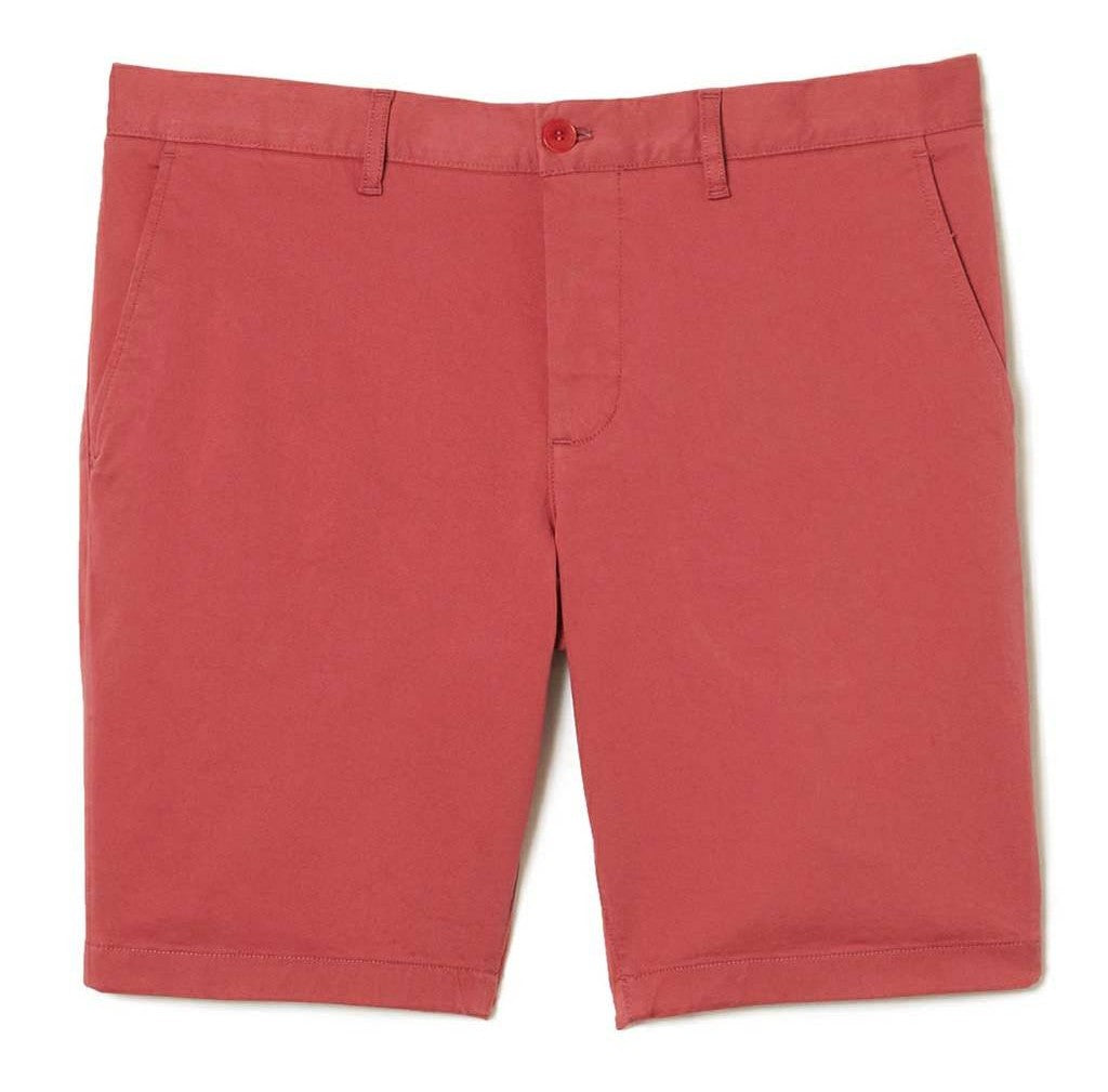 Bermuda Coton Stretch Corail